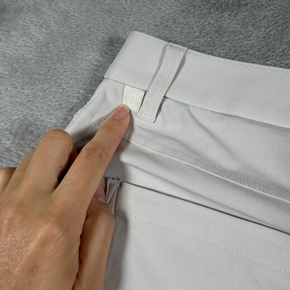 Lululemon ABC Slim Fit Pant Mens 31X29 Silver Drop Warpstreme Tapered